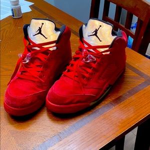 Red Jordan 5s size 10.5